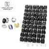 162PCS OF ASSORTED STAINLESS STEEL HUGGIES/HOOP EARRINGS PANEL